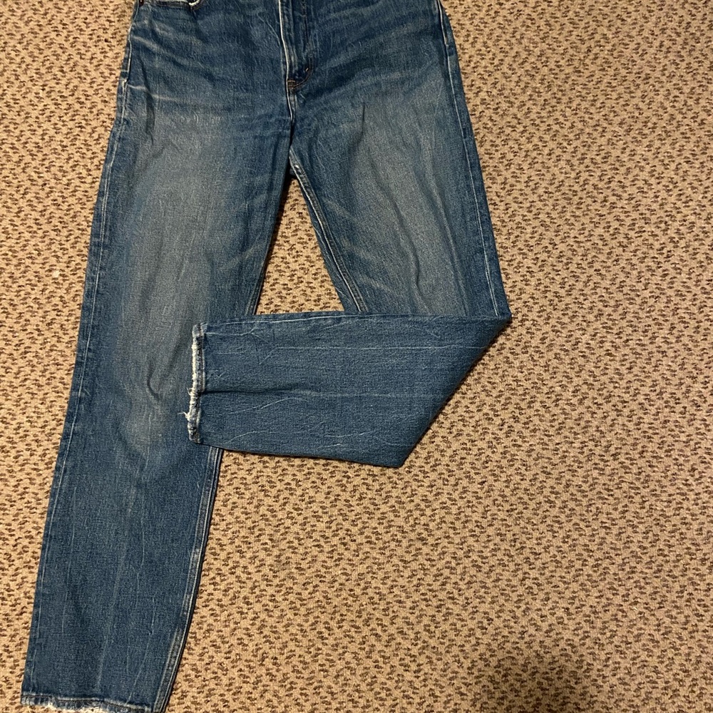Abercrombie & Fitch Blue Straight Leg Jeans